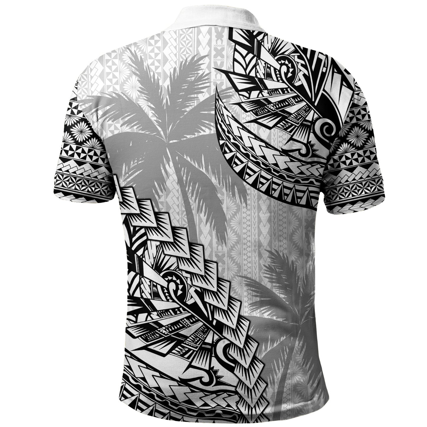 Hawaii Polo Shirt Custom Personalised Polynesian Pattern Palm Tree
