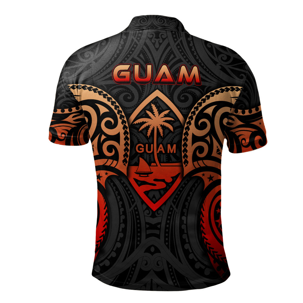 Guam Polo Shirt Custom Personalised Spirit Red Version