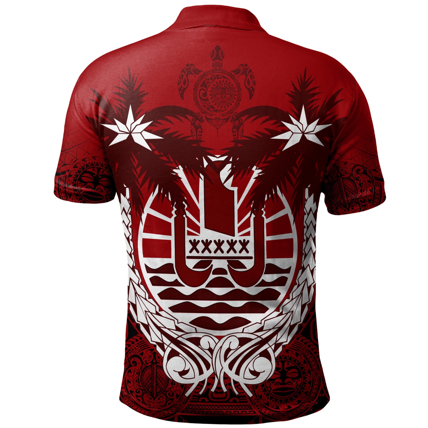 Tahiti Polo Shirt Polynesian Coconut