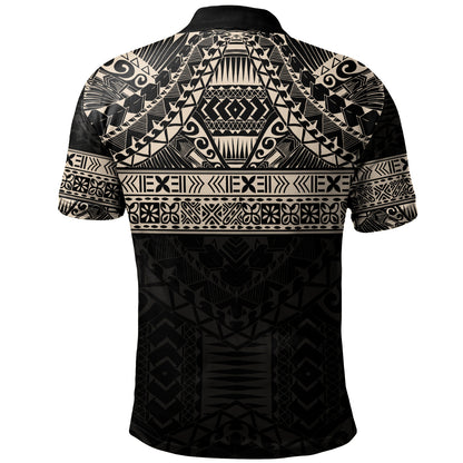 Polynesian Polo Shirt Traditional Tribal Tattoos