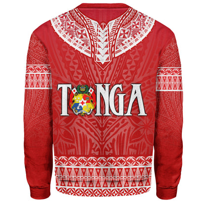 Tonga Custom Personalised Sweatshirt Happy National Day