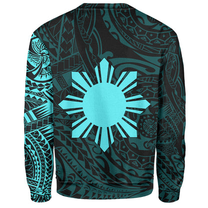 Philippines Filipinos Polynesian Tattoo Style Sweatshirt