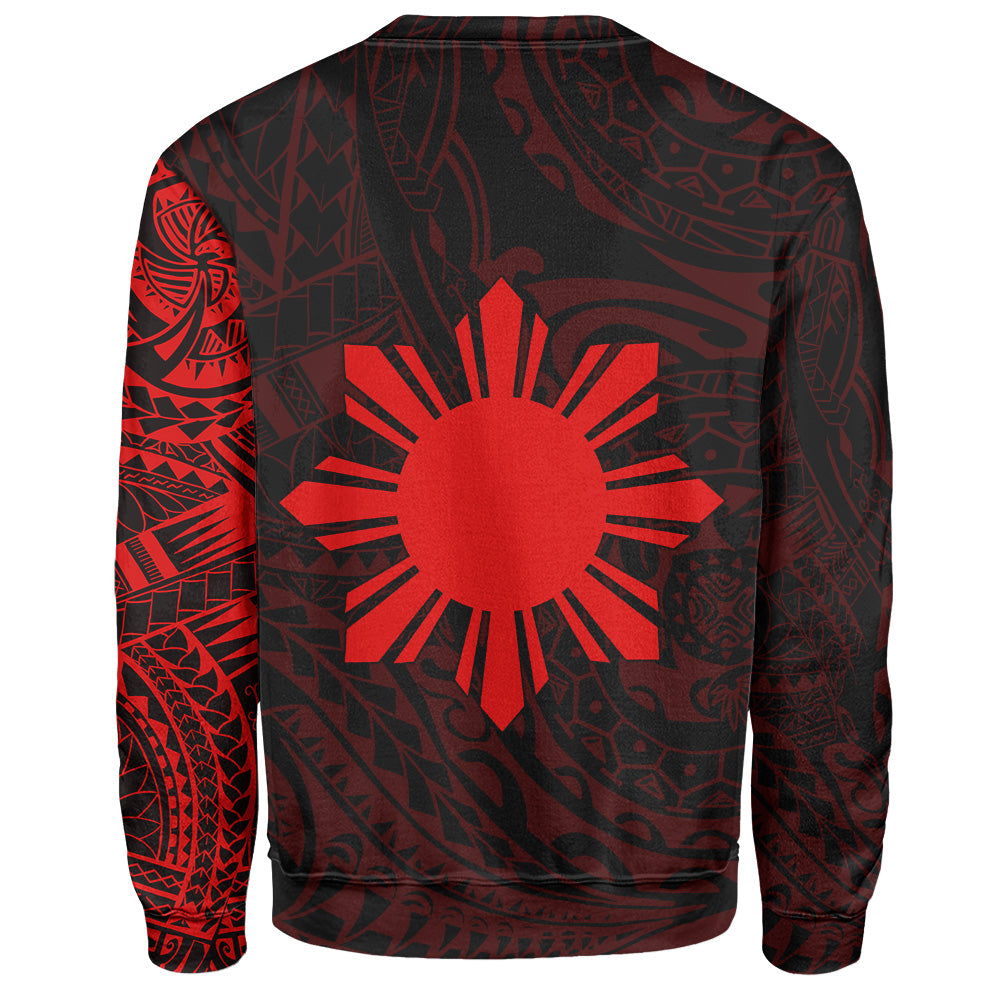 Philippines Filipinos Polynesian Tattoo Style Sweatshirt