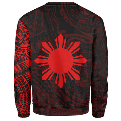 Philippines Filipinos Polynesian Tattoo Style Sweatshirt