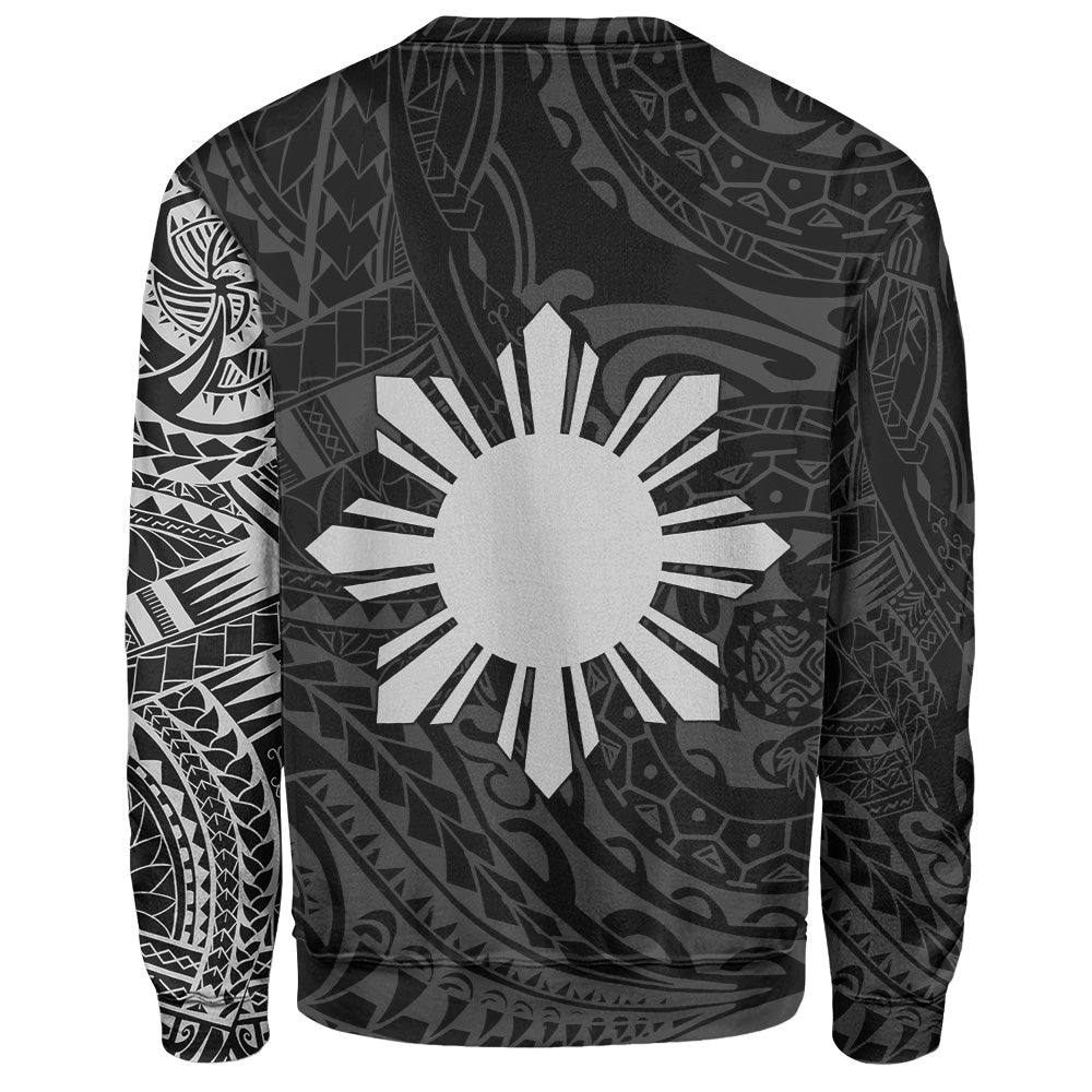 Philippines Filipinos Polynesian Tattoo Style Sweatshirt
