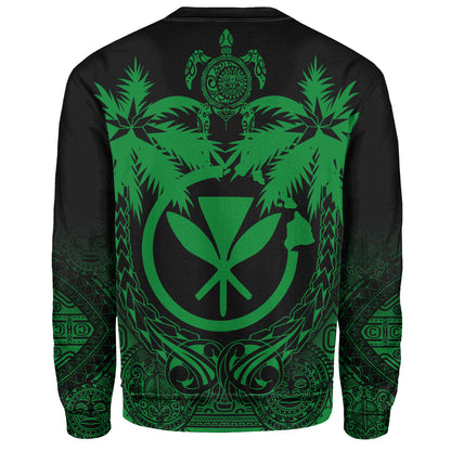 Hawaii Sweatshirt Polynesian Coconut