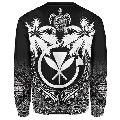Hawaii Sweatshirt Polynesian Coconut