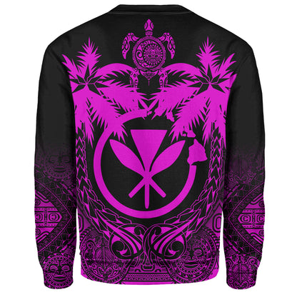 Hawaii Sweatshirt Polynesian Coconut
