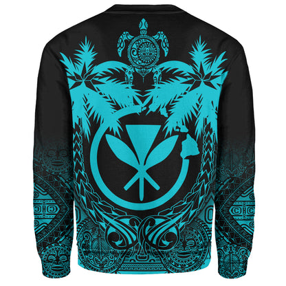 Hawaii Sweatshirt Polynesian Coconut