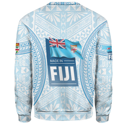 Fiji Sweatshirt Fijian Tapa Style