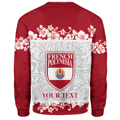 French Polynesia Sweatshirt Seal With Plumeria Flowers Polynesia Patterns