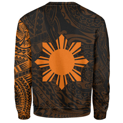 Philippines Filipinos Polynesian Tattoo Style Sweatshirt