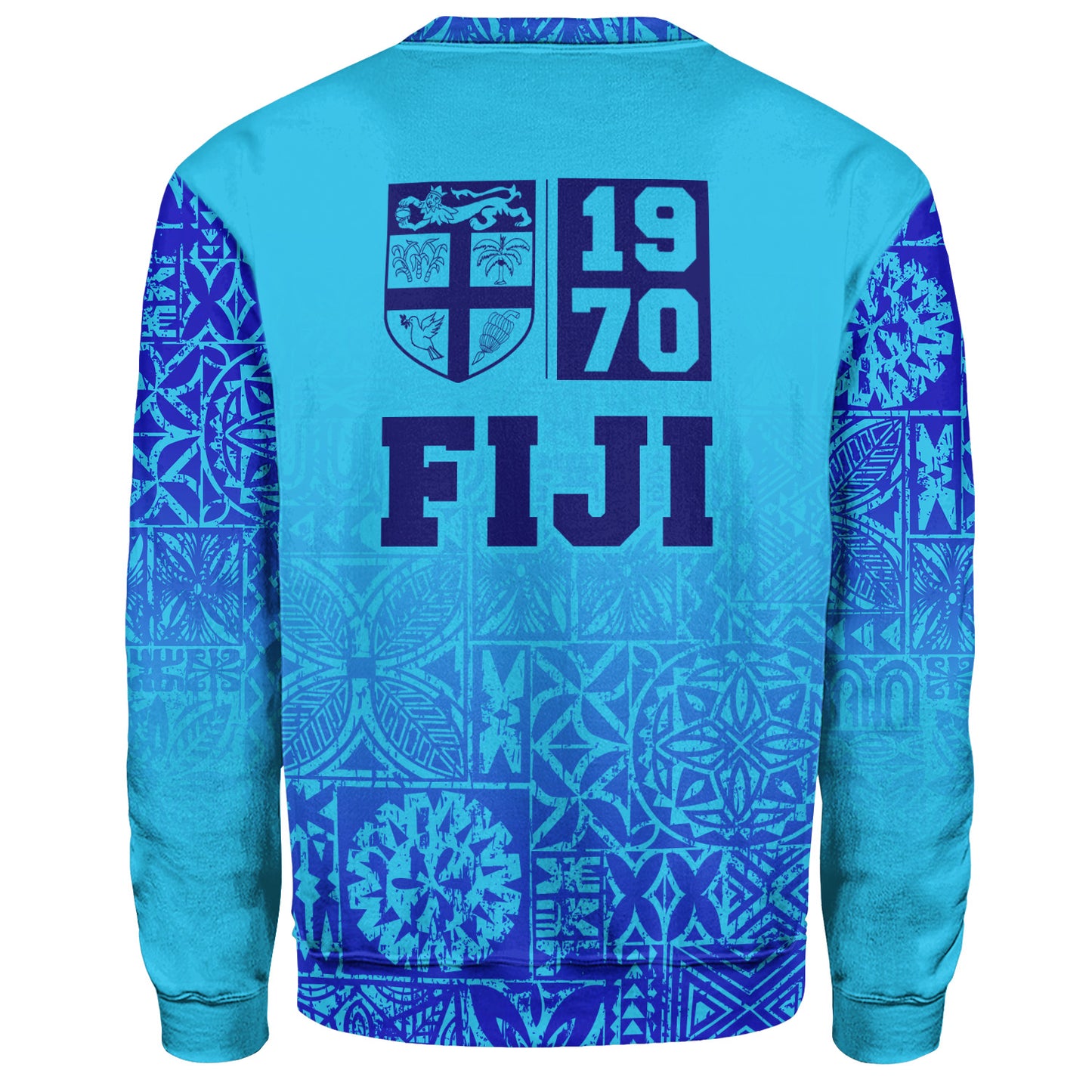 Fiji Sweatshirt Fiji Independence 1970 Tapa Style ( Ver 2)