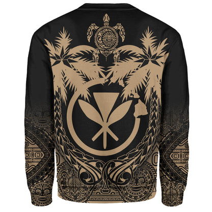 Hawaii Sweatshirt Polynesian Coconut