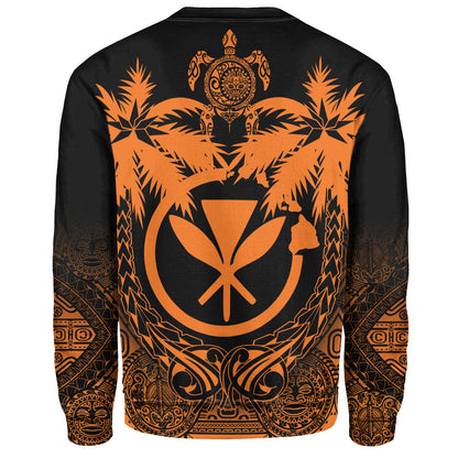 Hawaii Sweatshirt Polynesian Coconut