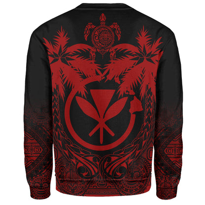 Hawaii Sweatshirt Polynesian Coconut