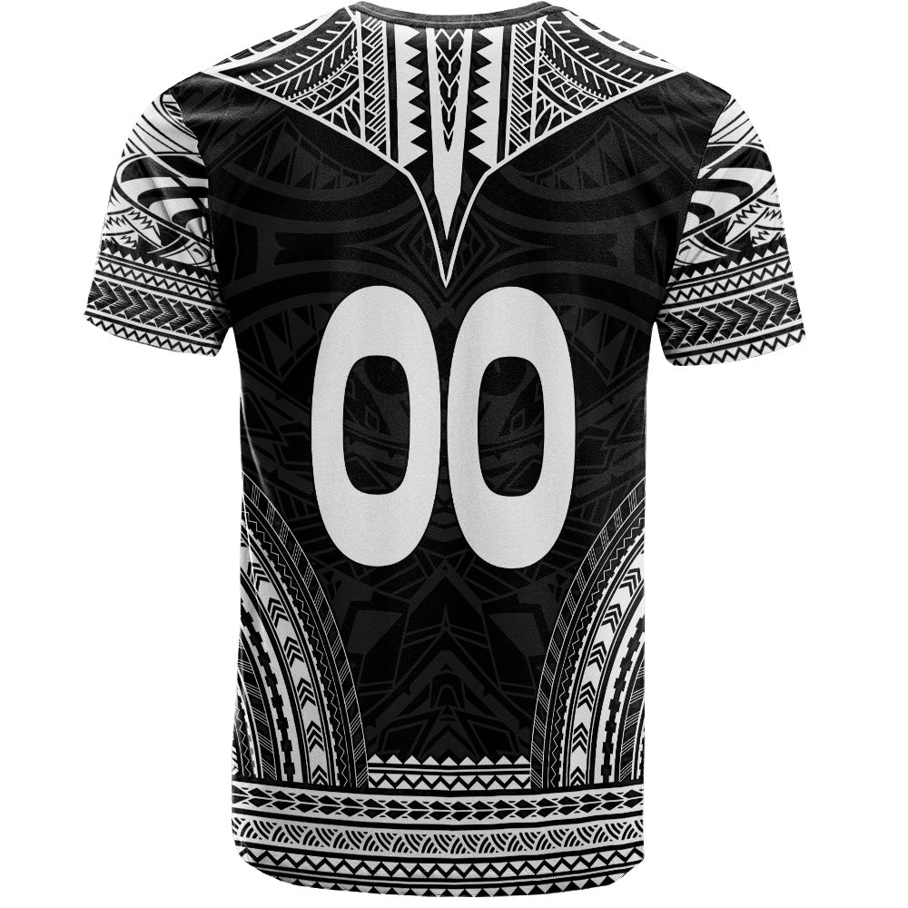 TROPICAL TOUCH T-Shirt - Polynesian Chief Tattoo Black Version