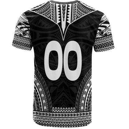 TROPICAL TOUCH T-Shirt - Polynesian Chief Tattoo Black Version