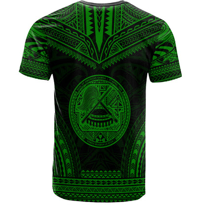 American Samoa T-Shirt Custom Personalised Polynesian Chief Tattoo