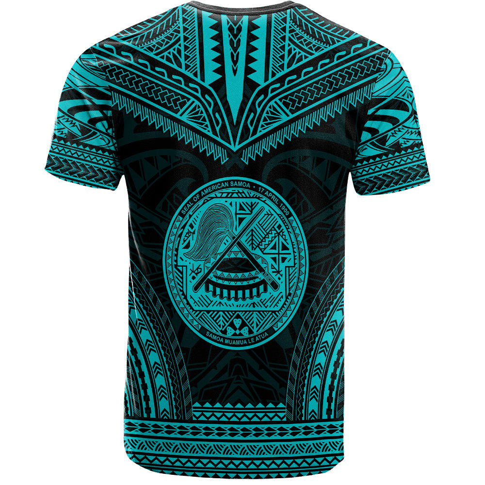 American Samoa T-Shirt Custom Personalised Polynesian Chief Tattoo