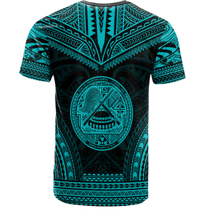American Samoa T-Shirt Custom Personalised Polynesian Chief Tattoo