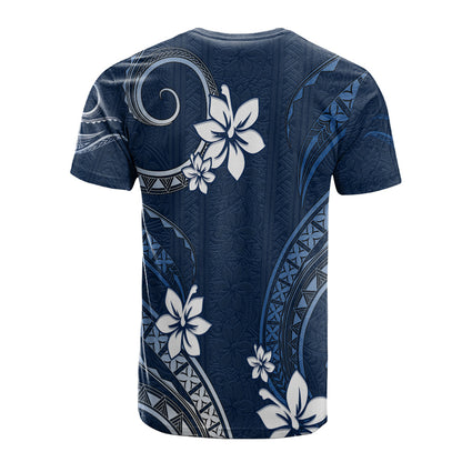 Hawaii T-Shirt Polynesian Pattern Plumeria