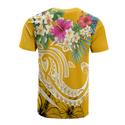 Polynesian T-Shirt Summer Plumeria