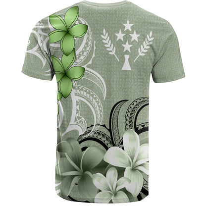 Kosrae T-Shirt Custom Personalised Floral Spirit Sage Green