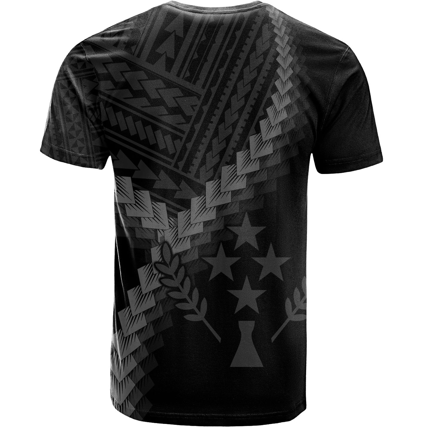 Kosrae T-Shirt Coat Of Arm Polynesian Tattoo Style
