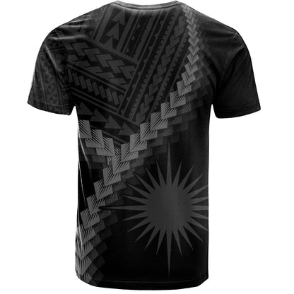 Marshall Islands T-Shirt Coat Of Arm Polynesian Tattoo Style