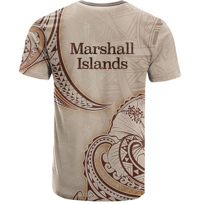 Marshall Islands T-Shirt Hibiscus Flowers Vintage Style