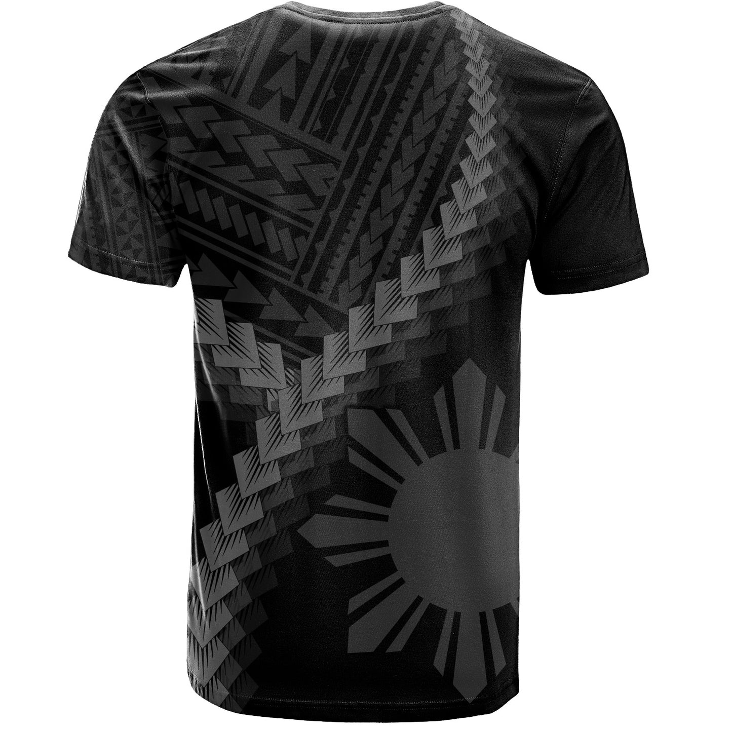 Philippines Filipinos T-Shirt Filipinos Sun Polynesian Tattoo Style
