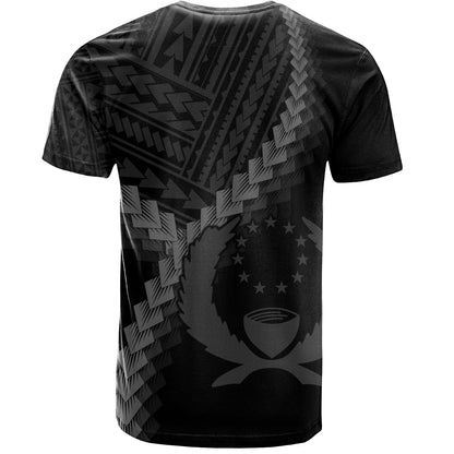 Pohnpei State T-Shirt Coat Of Arm Polynesian Tattoo Style