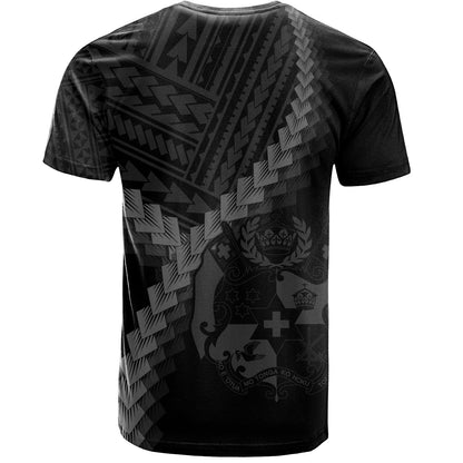 Tonga T-Shirt Coat Of Arm Polynesian Tattoo Style