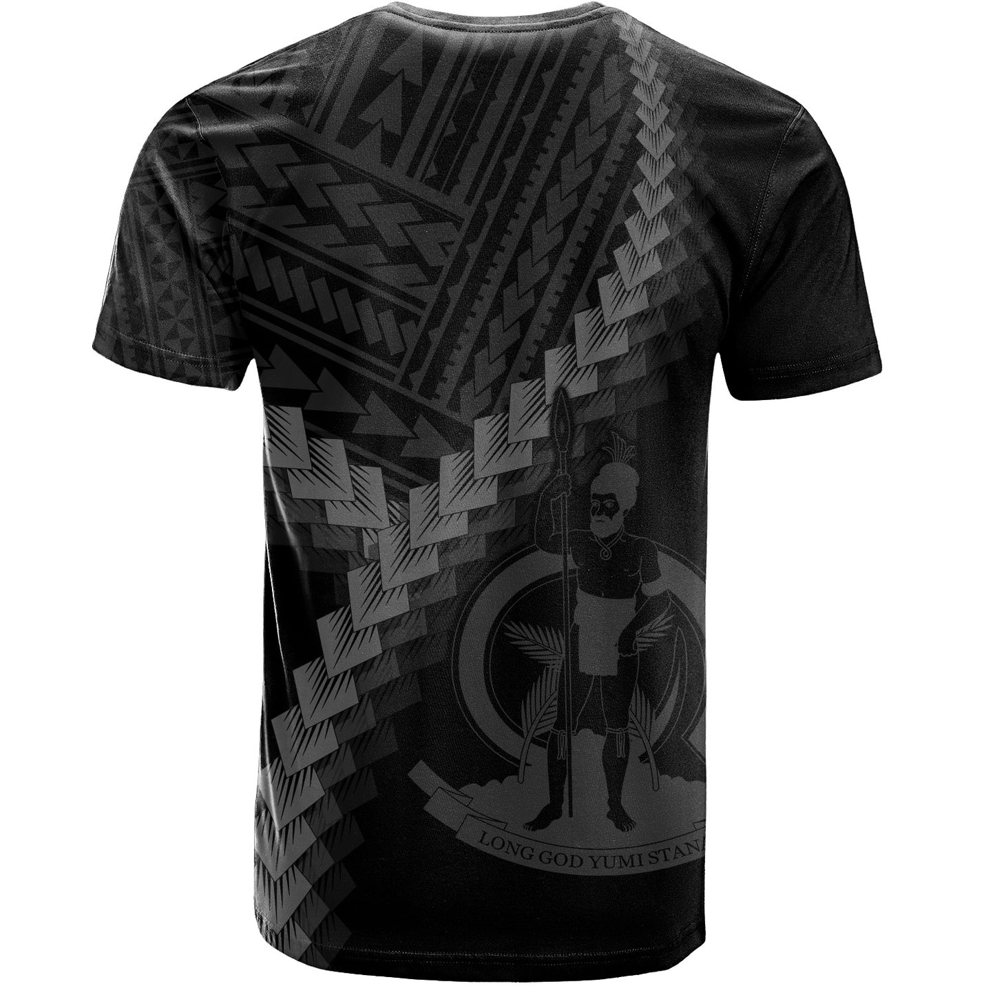 Vanuatu T-Shirt Coat Of Arm Polynesian Tattoo Style