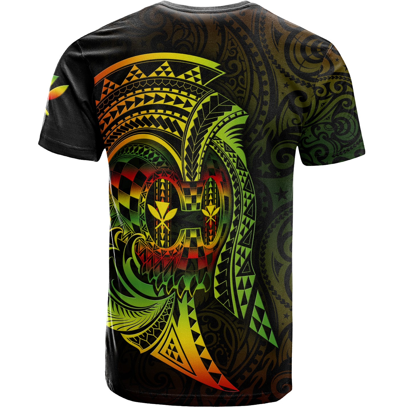 Hawaii T-Shirt Custom Personalised Reggae Kanaka Warrior