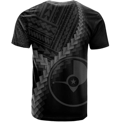 Yap State T-Shirt Coat Of Arm Polynesian Tattoo Style