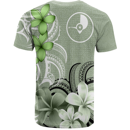 Yap State T-Shirt Custom Personalised Floral Spirit Sage Green