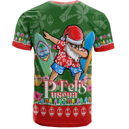 Guam T-Shirt Felis Pusgua Tropical Xmas Patterns