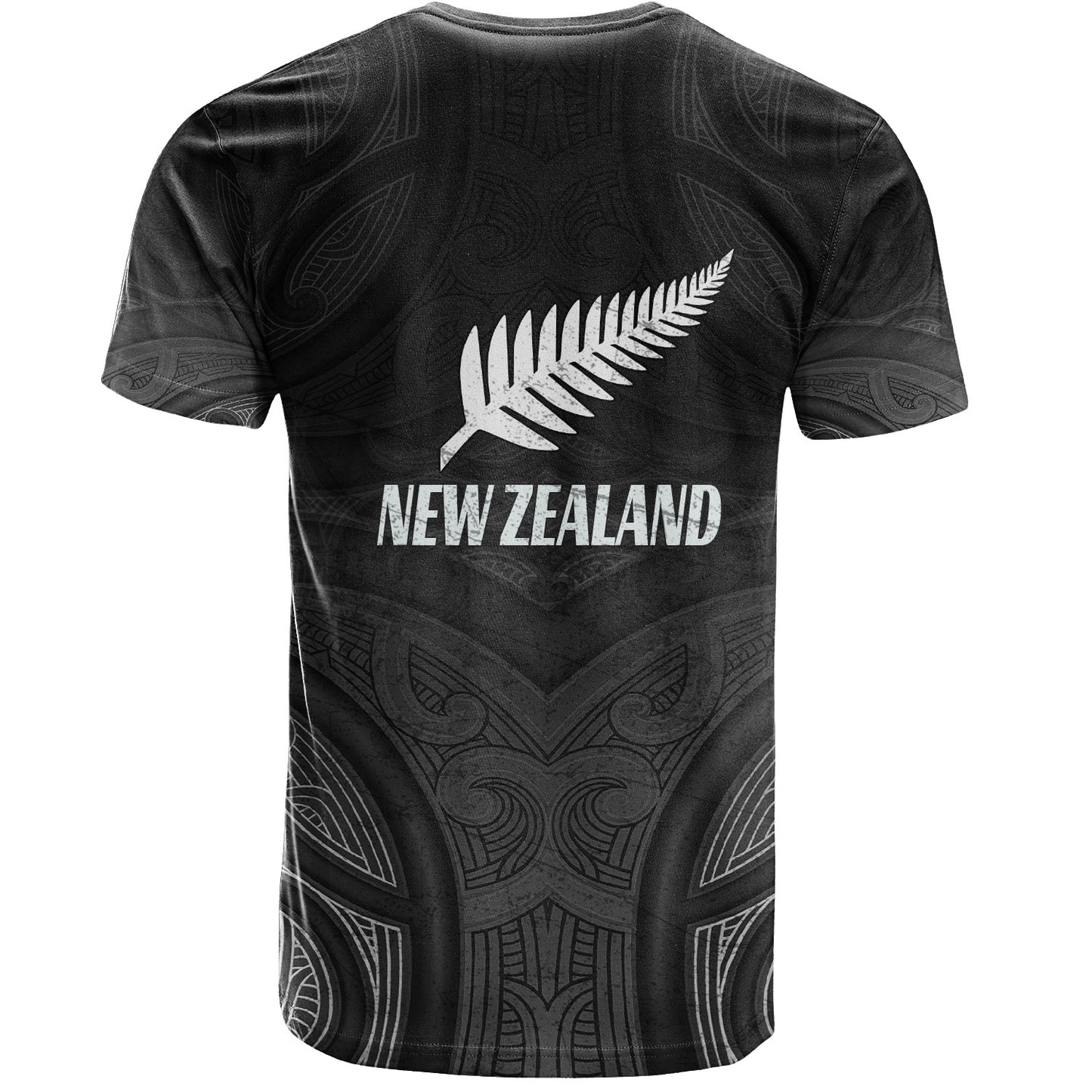 New Zealand T-Shirt Rugby Ball Style