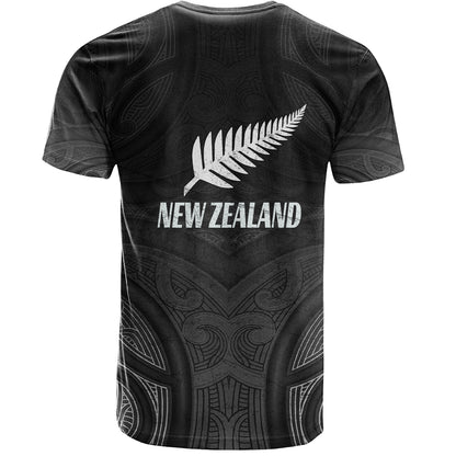 New Zealand T-Shirt Rugby Ball Style