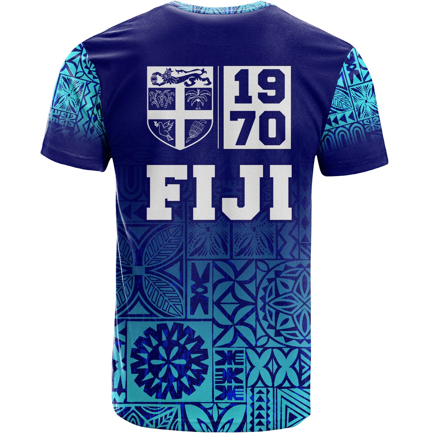 Fiji T-Shirt Fiji Independence 1970 Tapa Style