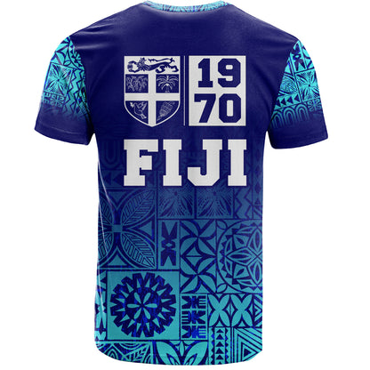 Fiji T-Shirt Fiji Independence 1970 Tapa Style