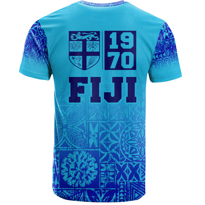 Fiji T-Shirt Fiji Independence 1970 Tapa Style (Ver 2)