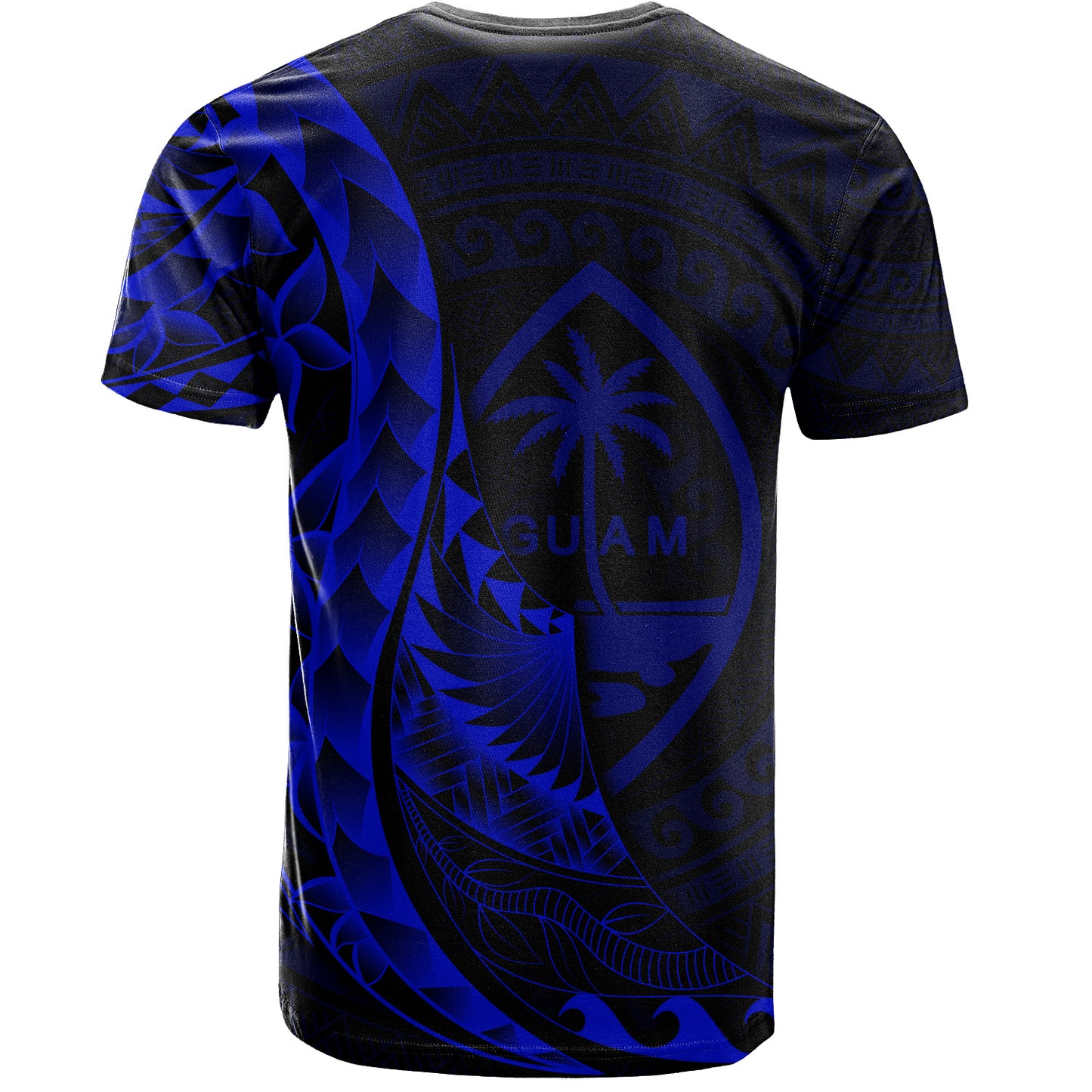 Guam T-Shirt - Custom Personalised Polynesian Pattern Style
