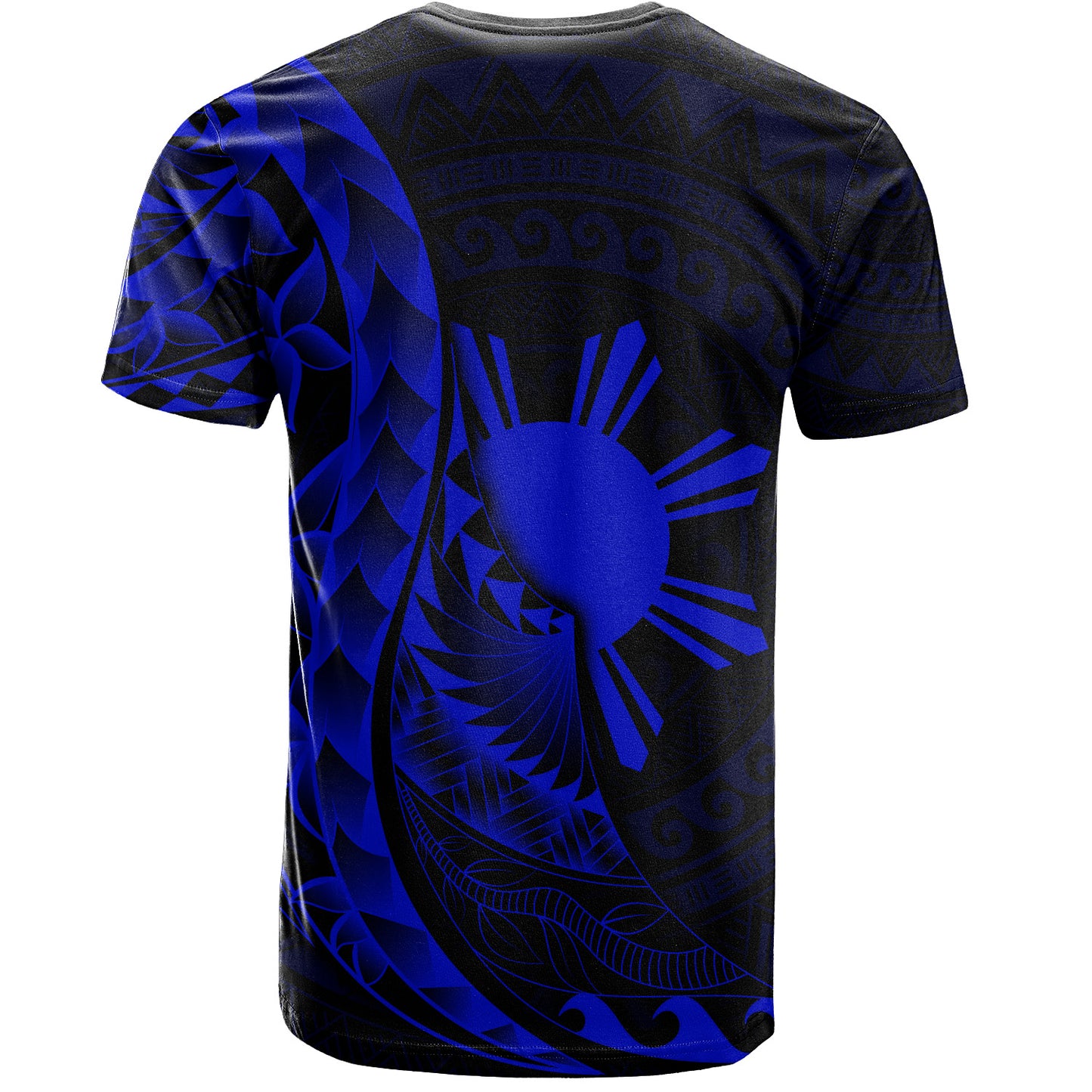 Philippines Filipinos T-Shirt - Custom Personalised Polynesian Pattern Style