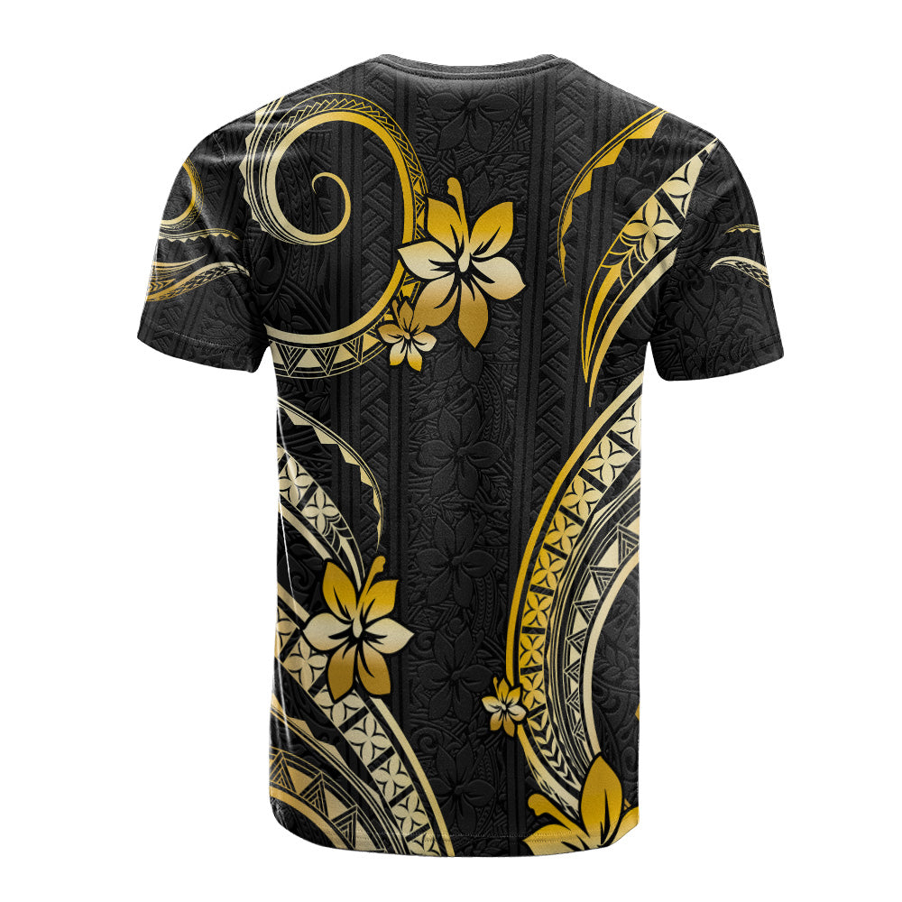 Hawaii T-Shirt Polynesian Pattern Plumeria