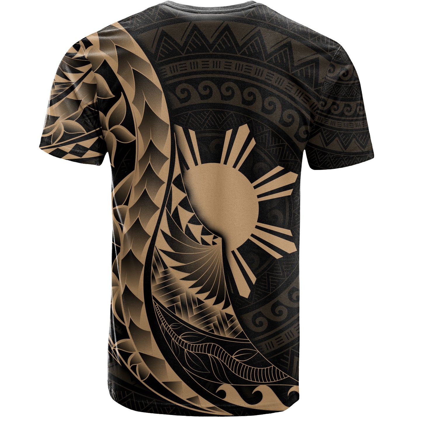 Philippines Filipinos T-Shirt - Custom Personalised Polynesian Pattern Style