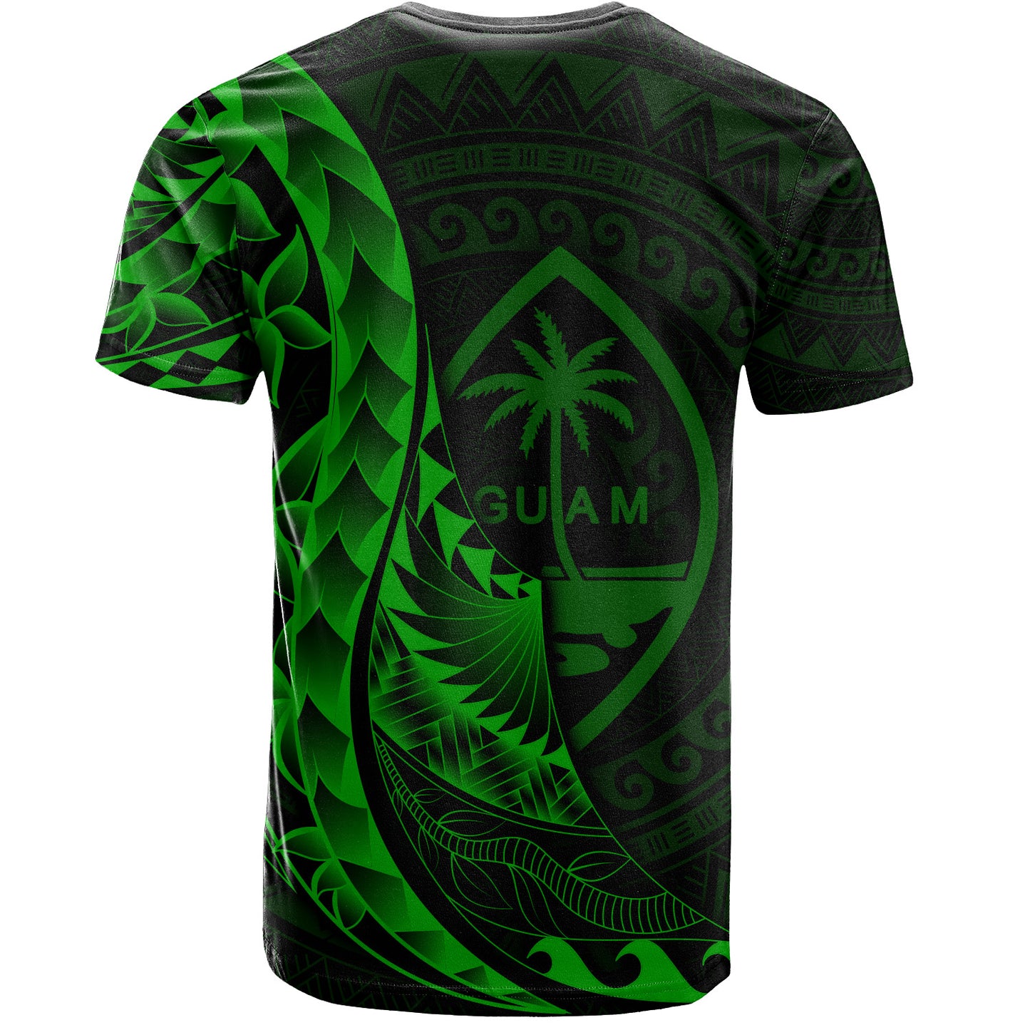 Guam T-Shirt - Custom Personalised Polynesian Pattern Style