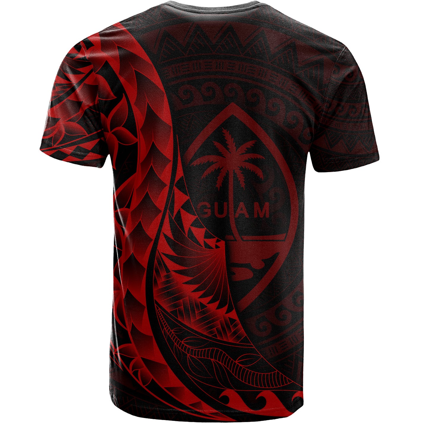Guam T-Shirt - Custom Personalised Polynesian Pattern Style